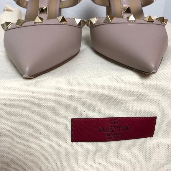 Valentino Garavani Stud Spike Heels sz 38 - Picture 2 of 5